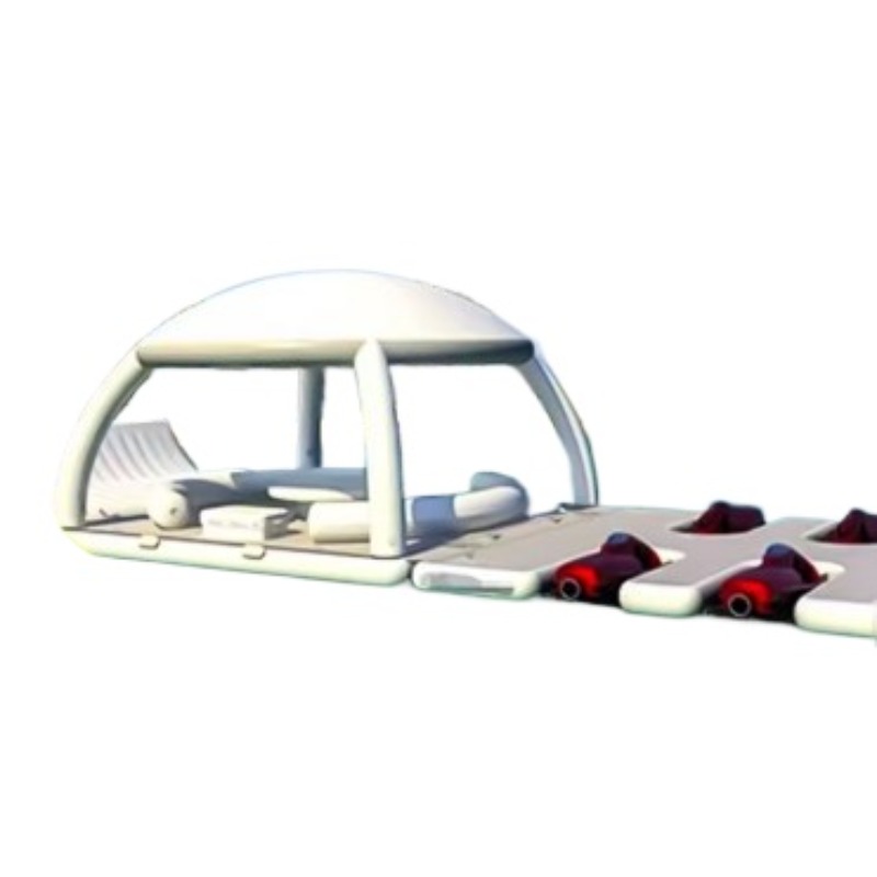 Water Slide Inflatable - Inflatable water yacht slide bar awning