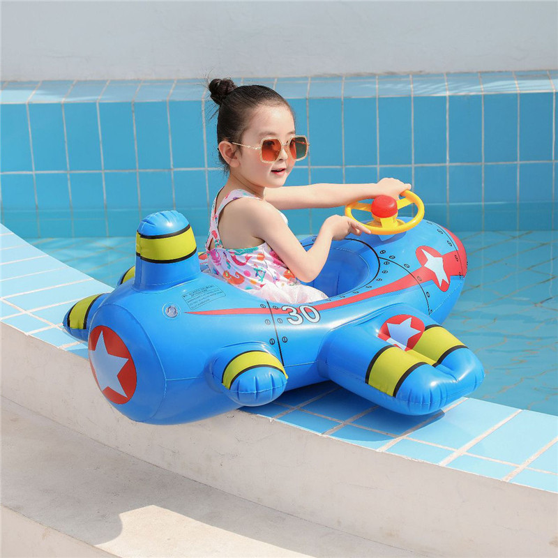 Baby Swimming Circle Airplane  - đánh giá và giá Pool Float Ring Inflatable