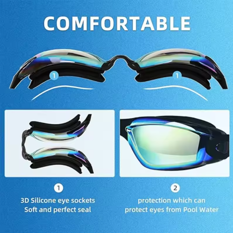 Swimming Goggles for Adults, A - đánh giá và giá Swim Goggles Anti Fog Uv