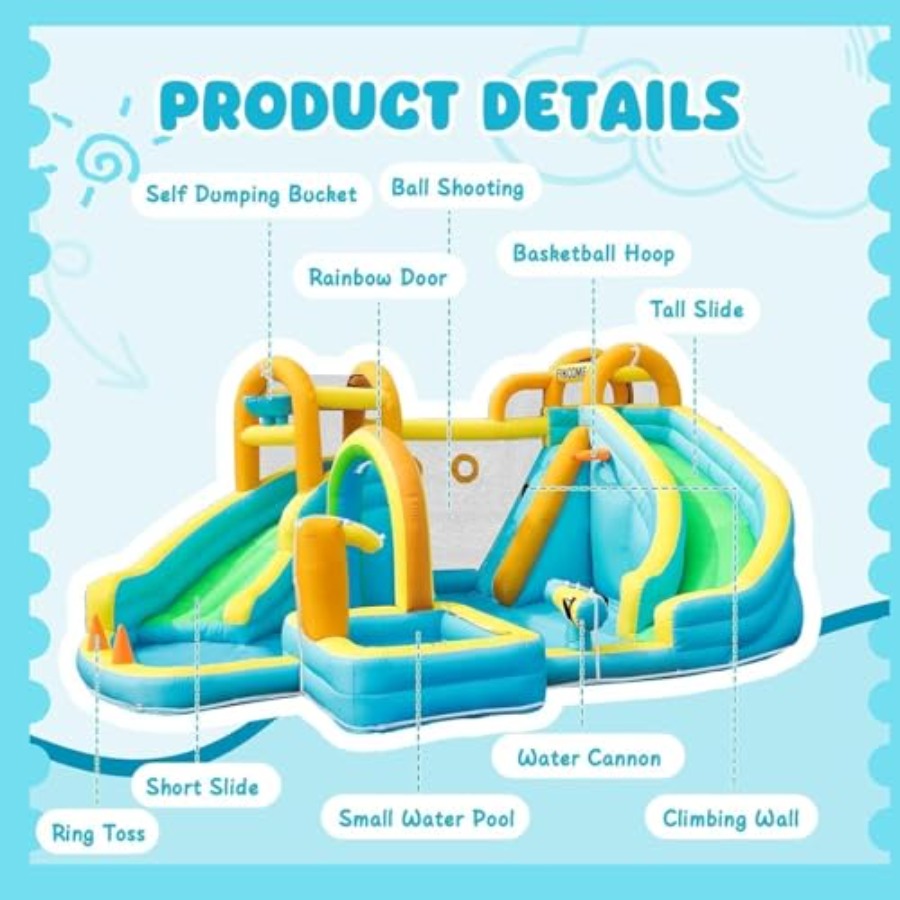 Backyard outdoor inflatable wa - đánh giá và giá Water Slide Inflatable