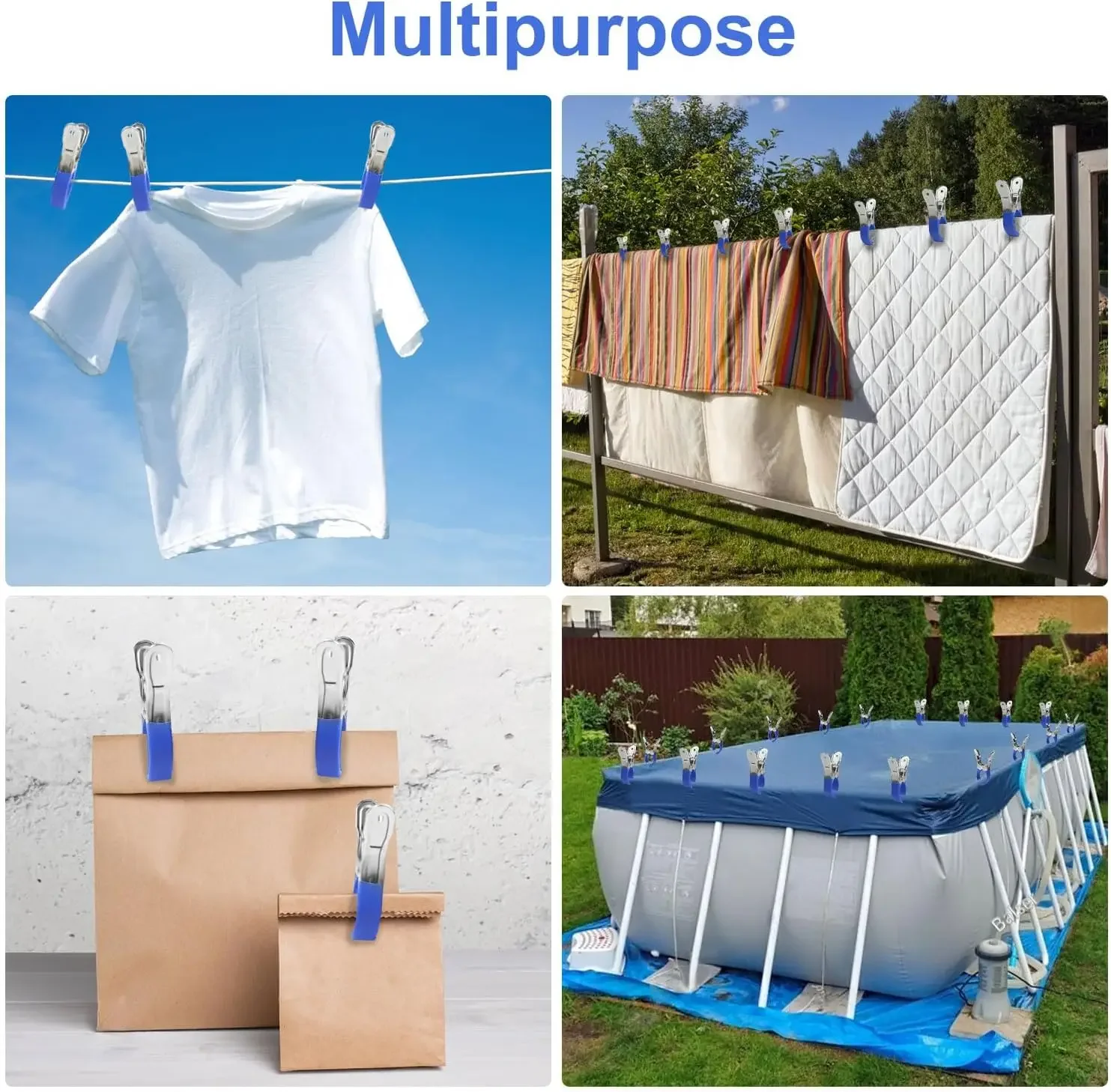 6/12Pcs Pool Cover Clips Stain - đánh giá và giá Pool Ladder Above Ground