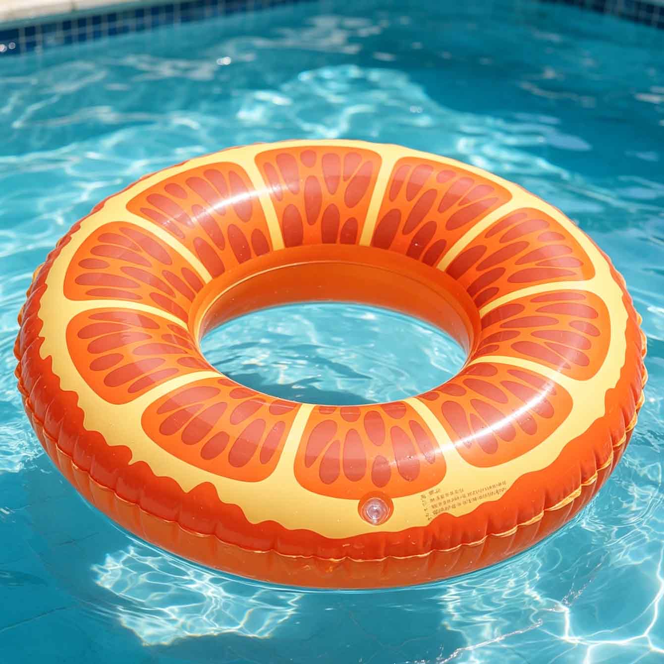 1PC Orange Slice Inflatable Sw - đánh giá và giá Pool Float Ring Inflatable