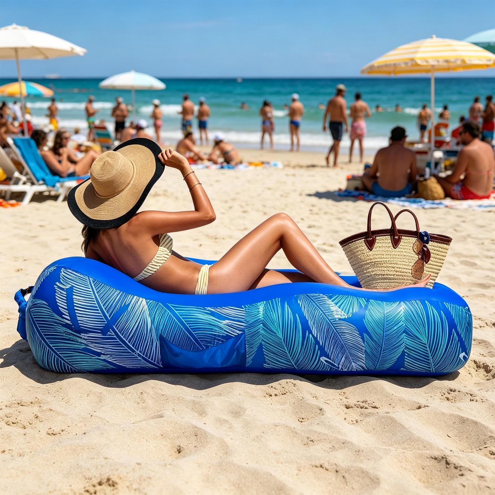 Inflatable Lounger with Sunsha - đánh giá và giá Pool Lounger Inflatable