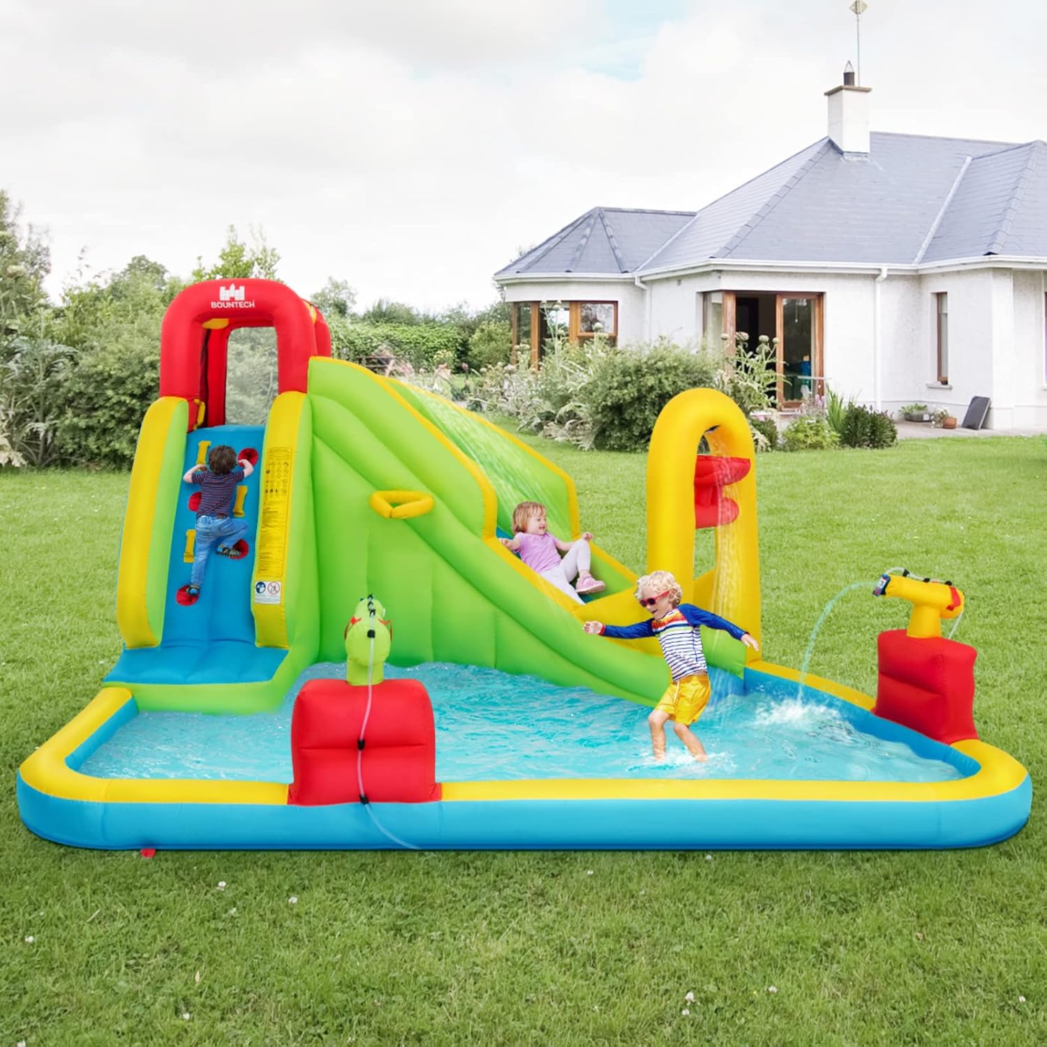 Mega Inflatable Water Park Bou - đánh giá và giá Water Slide Inflatable