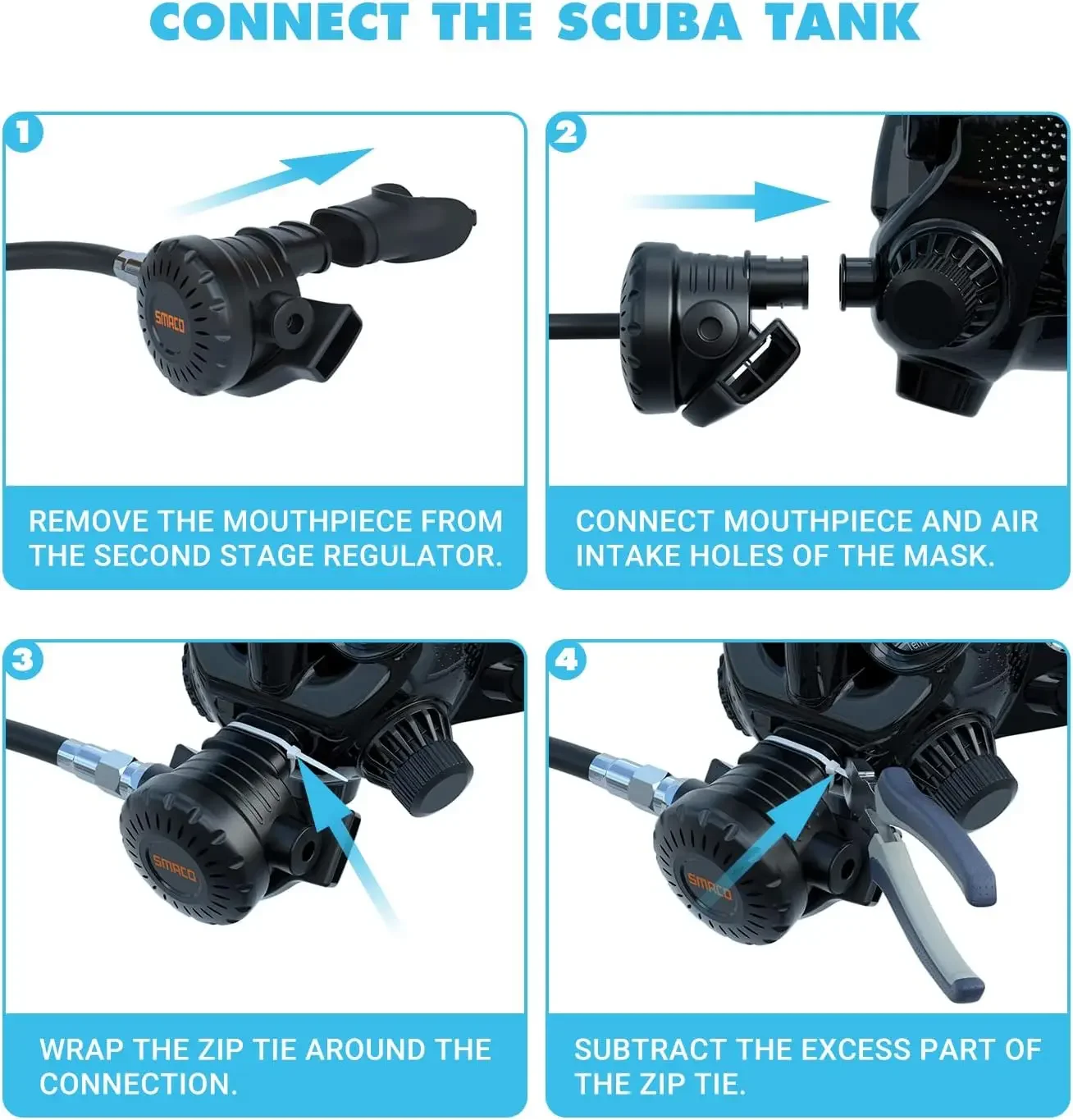 TRIMIX Full Face Diving Mask w - đánh giá và giá Snorkel Mask Full Face