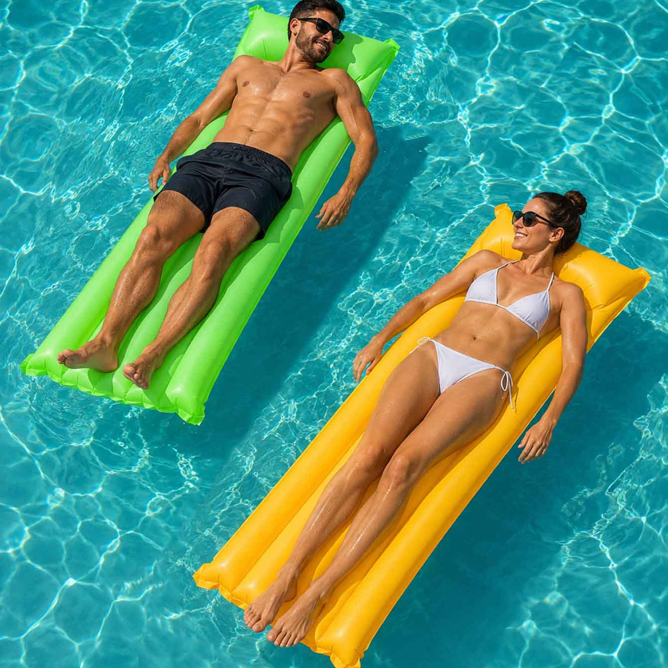 1PC Pool Float Bed Inflatable  - đánh giá và giá Pool Lounger Inflatable