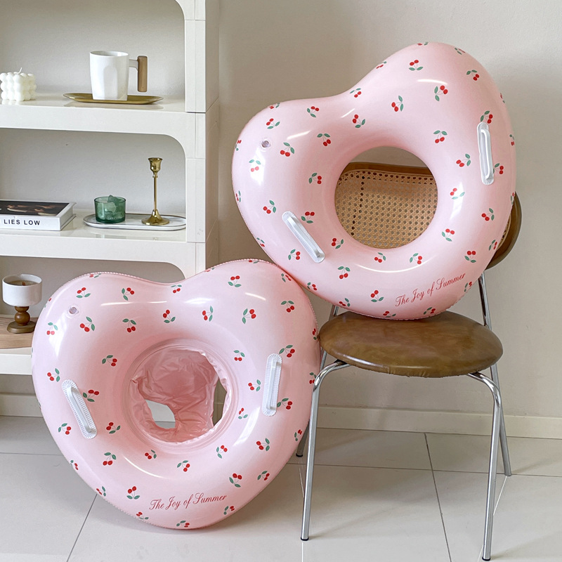 1Pcs Cherry Swim Ring Inflatab - đánh giá và giá Pool Float Ring Inflatable