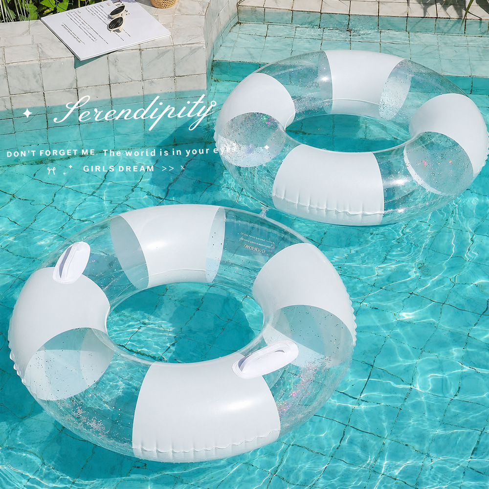 Transparent  Swimming Ring Adu - đánh giá và giá Pool Lounger Inflatable