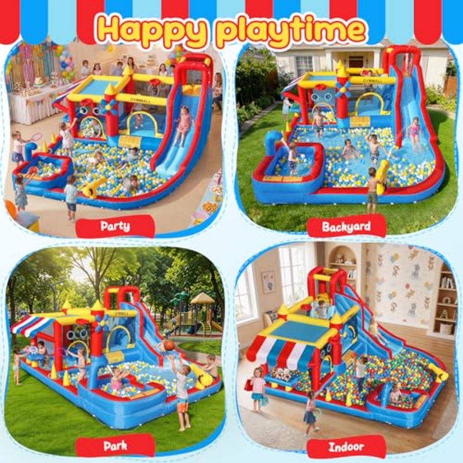 Outdoor/indoor 10-in-1 water s - đánh giá và giá Water Slide Inflatable